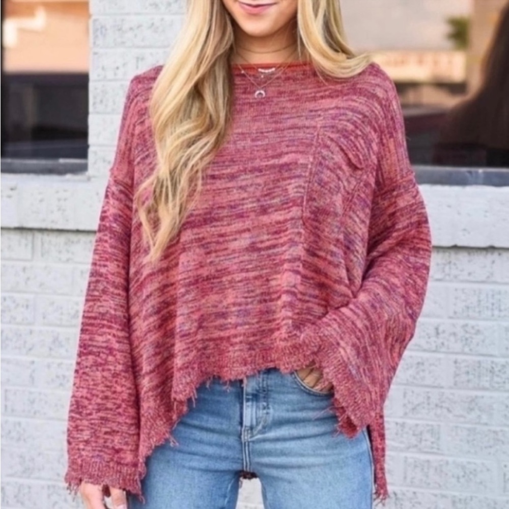 NWT Free People Prism Space Dye Sweater S
